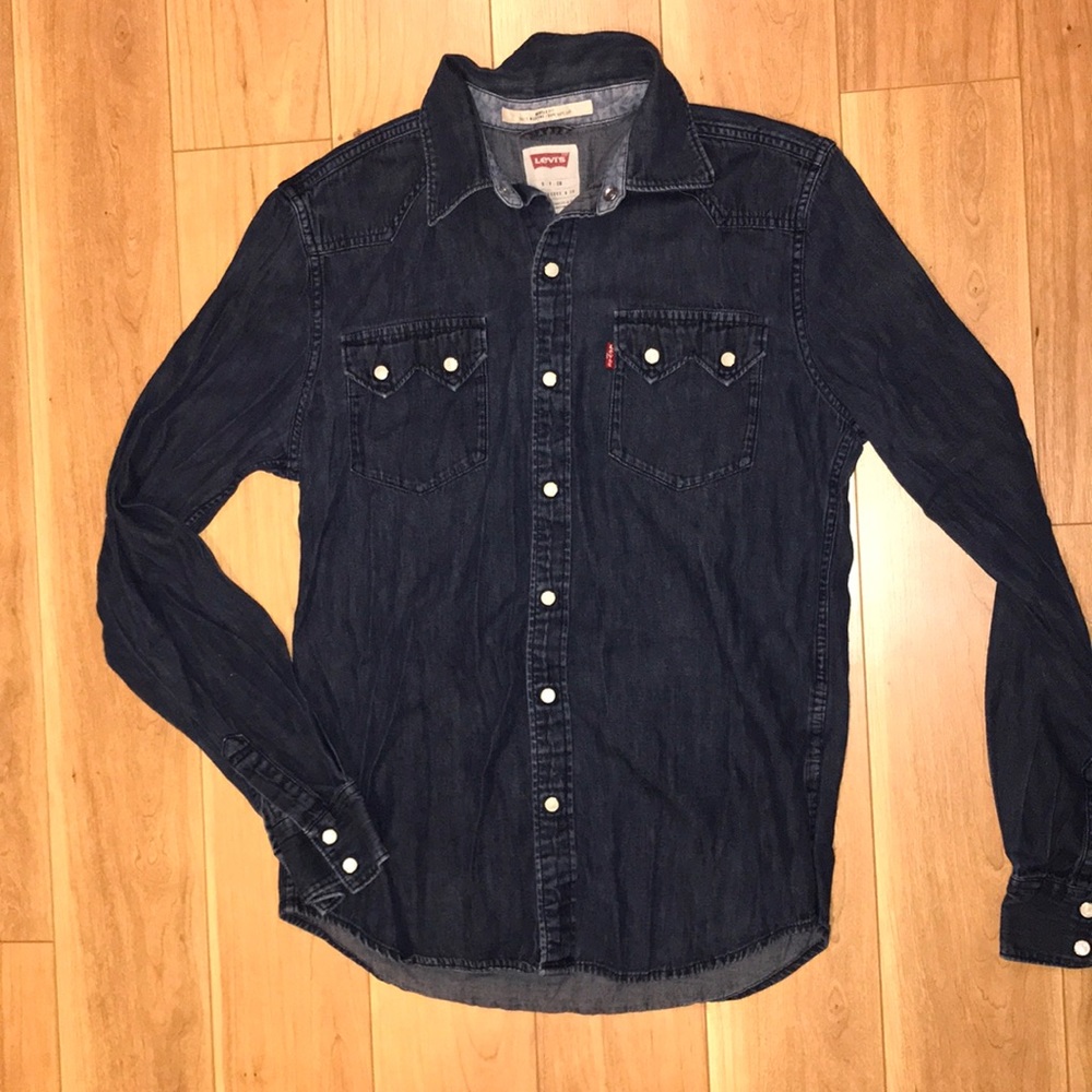 Blue Men’s Modern Fit Levi’s Western Button Up